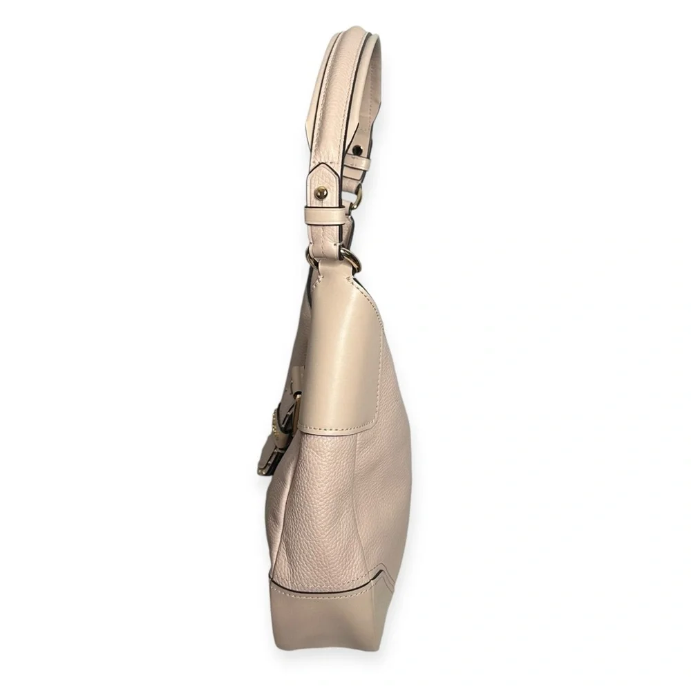 MICHAEL KORS Leather Shoulder Bag in Soft Pink